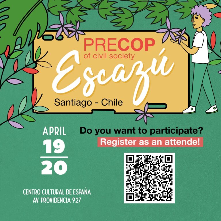 PreCOP of Civil Society of Escazú: Register as an attendee!