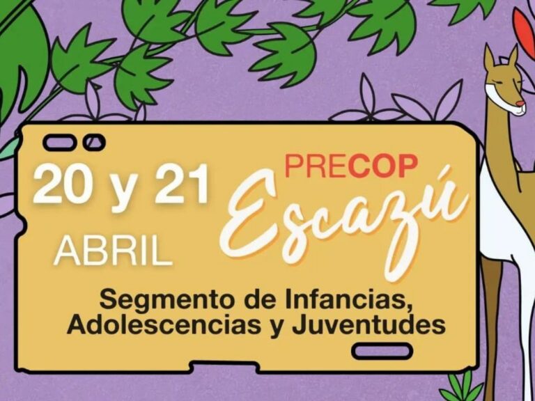 Infancias, Adolescencias y Juventudes estarán presentes en la PreCOP de Escazú 2024